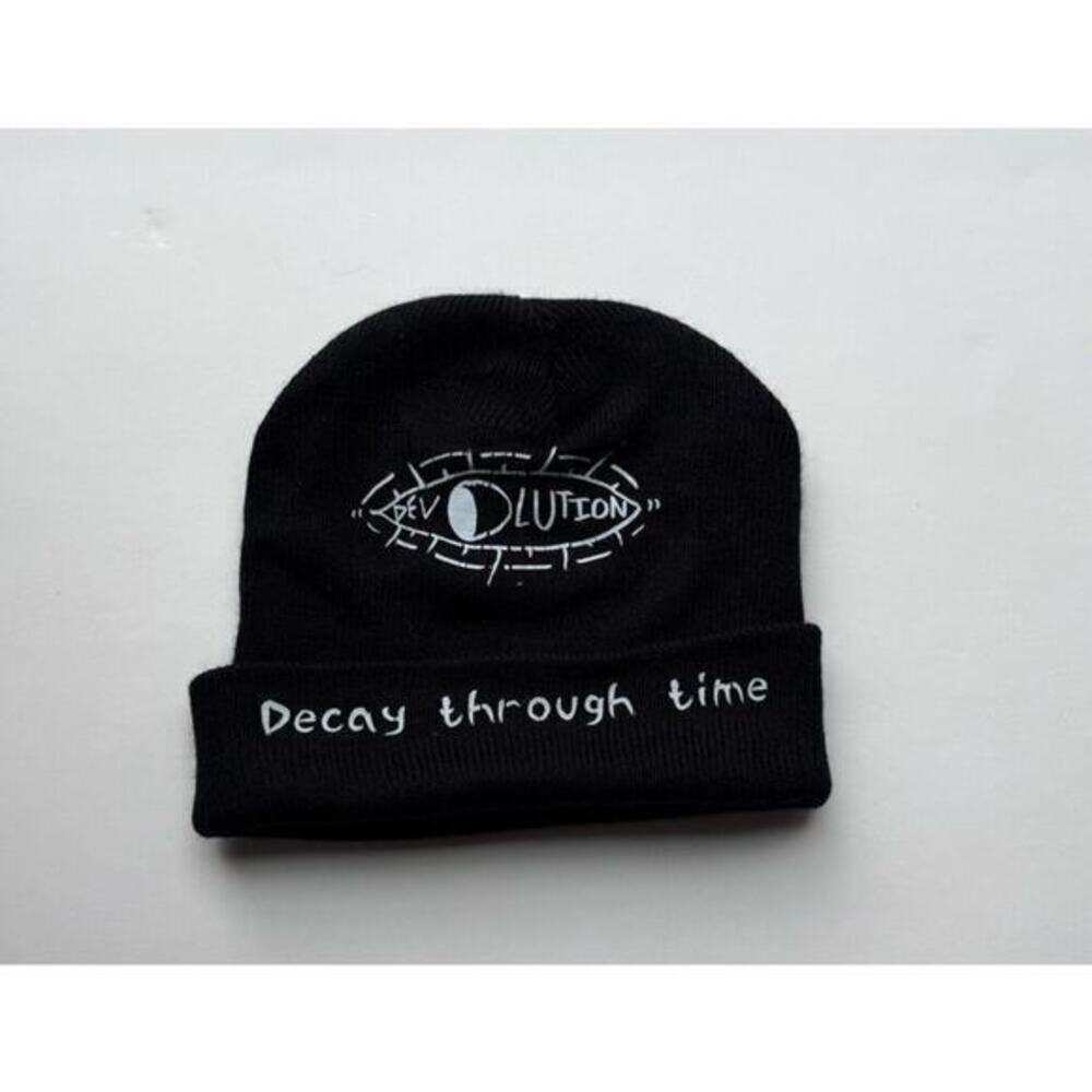 Devolution Decay Through Time Custom Beanie